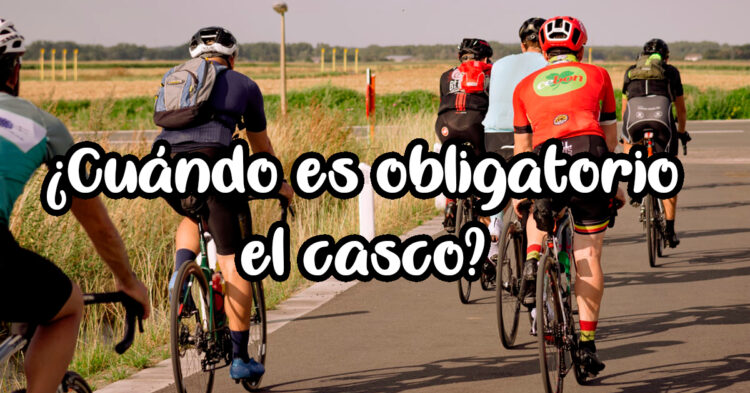 Cuándo y dónde es obligatorio llevar casco en bicicleta