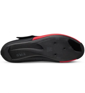 FIZIK Sapatos Estrada Transiro Powerstrap R4 preto / vermelho