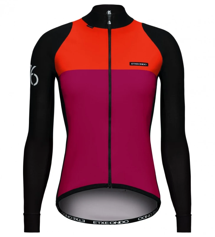 ETXEONDO Casaco Mulher 76 framboesa / laranja