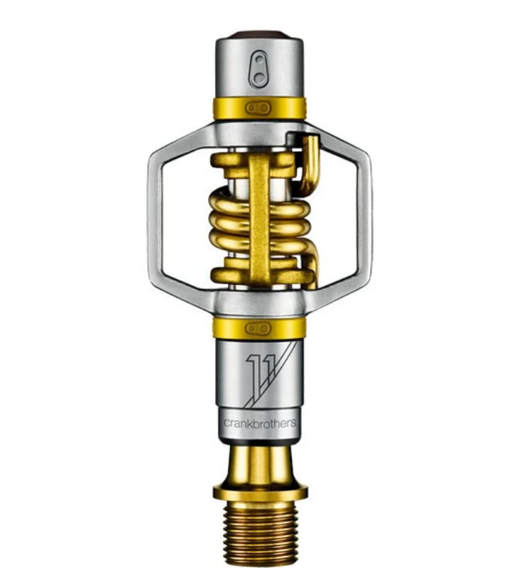 CRANKBROTHERS Pedais Egg Beater 11 prata / ouro