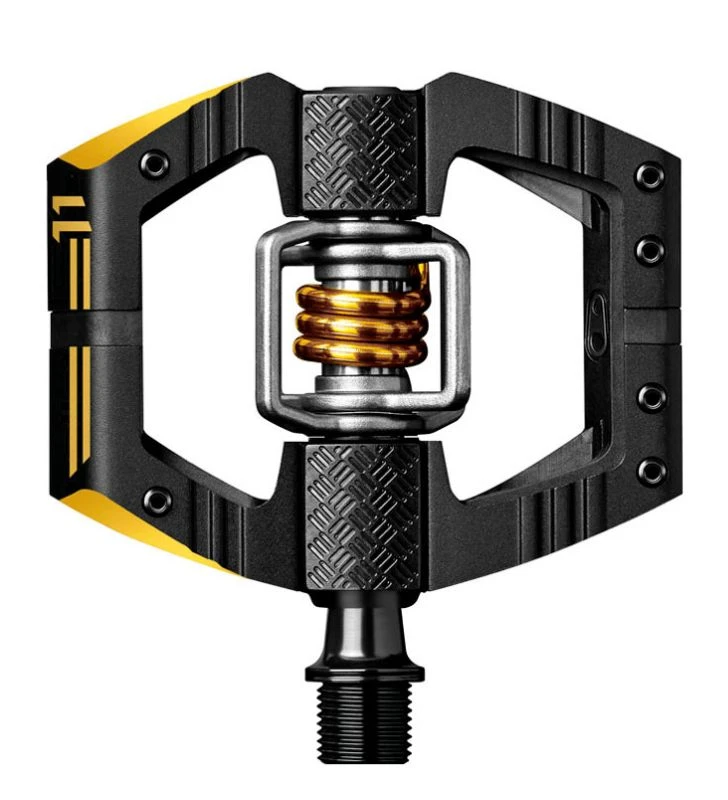 CRANKBROTHERS Pedais Mallet E 11 preto / ouro