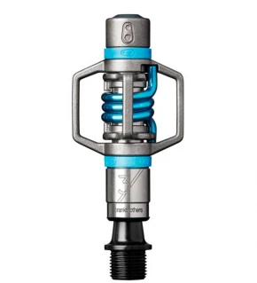 CRANKBROTHERS Pedales Egg Beater 3 plata / azul electrico