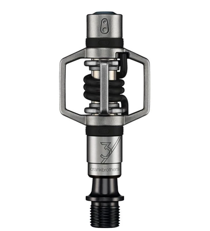 CRANKBROTHERS Pedales Egg Beater 3 plata / negro mate