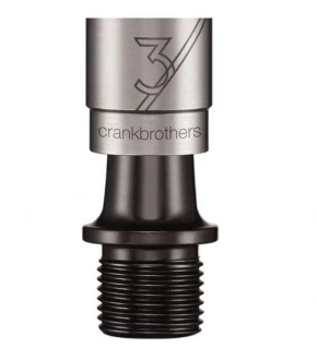 CRANKBROTHERS Pedales Egg Beater 3 plata / rojo