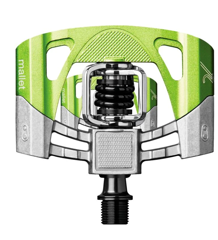 CRANKBROTHERS Pedales Mallet 2 prata / verde