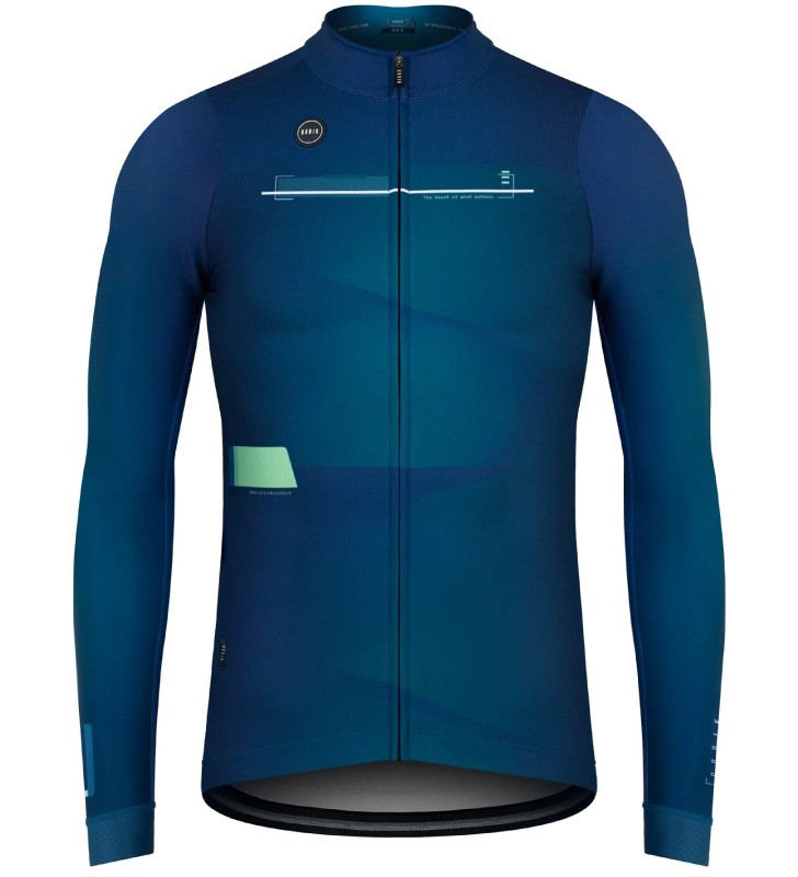 GOBIK Maillot Manga Larga Hombre Cobble Harbor Sportpasión Cycling