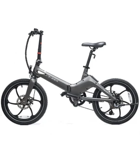 WALIO Bicicleta Eléctrica Plegable T-Rex gris mate