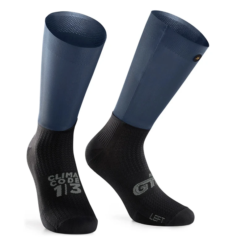 ASSOS Meias GTO Unisex - Yubi Blue