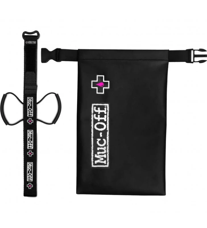 MUC-OFF Correa Portaobjetos para cuadro + bolsa impermeable negro