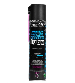 MUC-Off Spray Lubricante Cadena Clima Húmedo 400ml