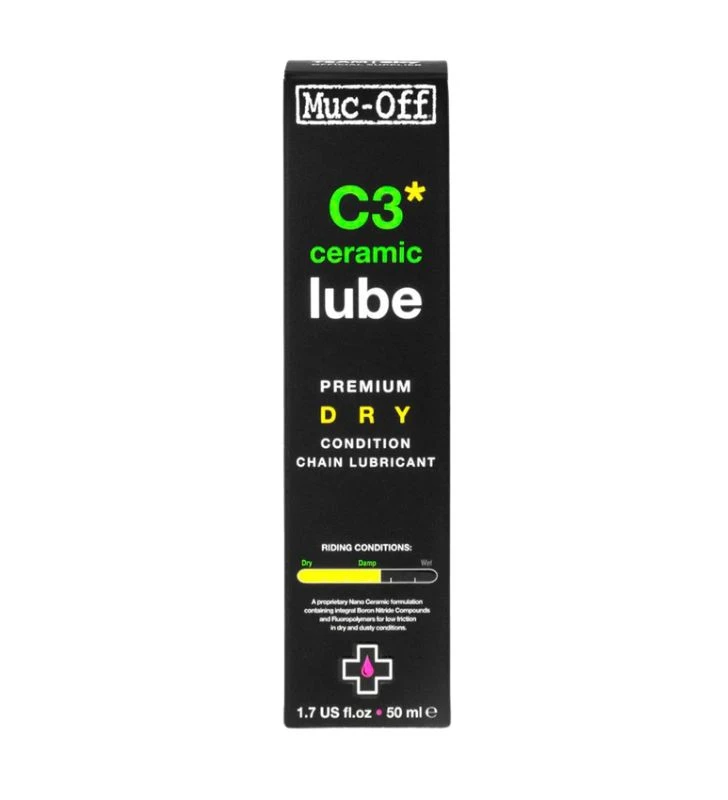 MUC-OFF Óleo Lubrificante C3 Cerâmica Premium Clima Seco 50ml