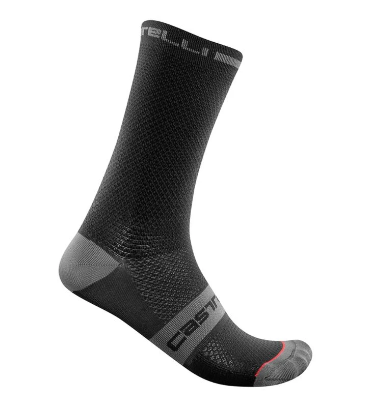 CASTELLI Meias Superleggera 18cm preto