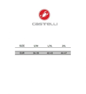 CASTELLI Calcetines Rosso Corsa Pro 15cm blanco