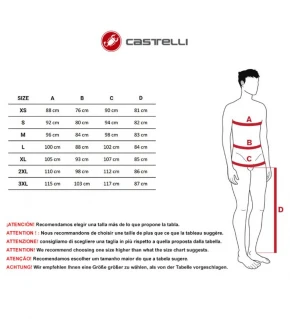 CASTELLI Chaleco Unlimited Puffy girs niquel / gris oscuro