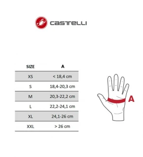 CASTELLI Luvas Endurance preto