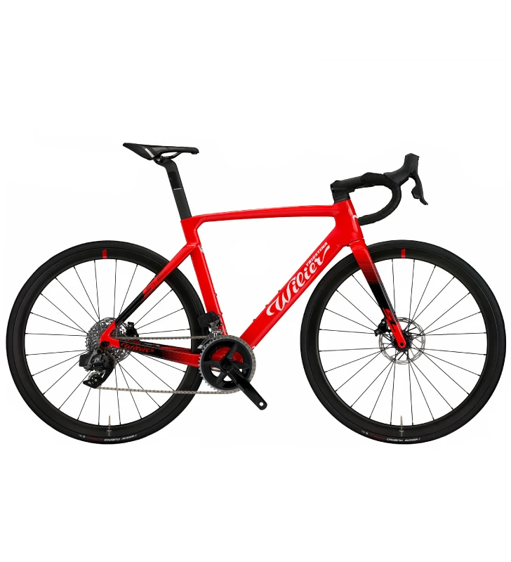 WILIER Cento10 SL Sram Rival Etap AXS 2x12 / FSA Vision Trimax 30 - rojo / negro