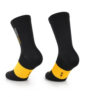 ASSOS Meias Spring Fall Socks Evo - Black Series