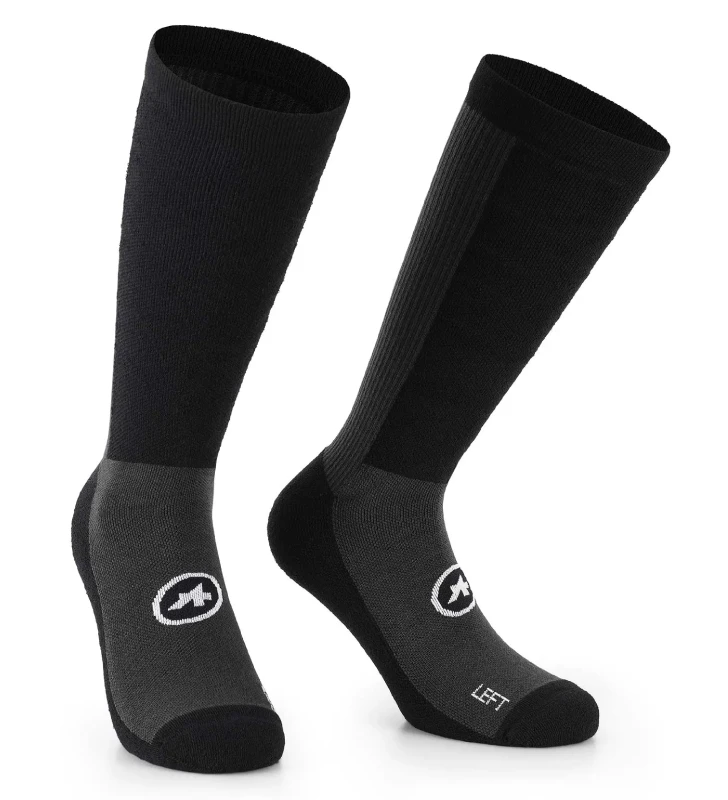 ASSOS Meias Trail Winter Socks T3 - Black Series