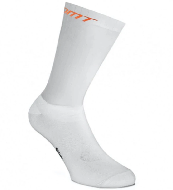 DMT Calcetines Classic Race Sock blanco / naranja