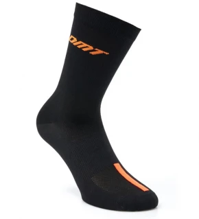 DMT Meias Classic Race Sock preto / laranja