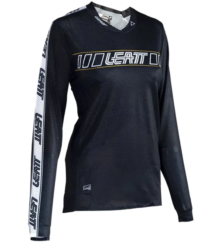 LEATT Camiseta Mujer MTB Gravity 4.0 Negro