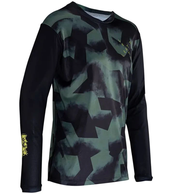 LEATT Camiseta MTB Gravity 4.0 Junior Spinach