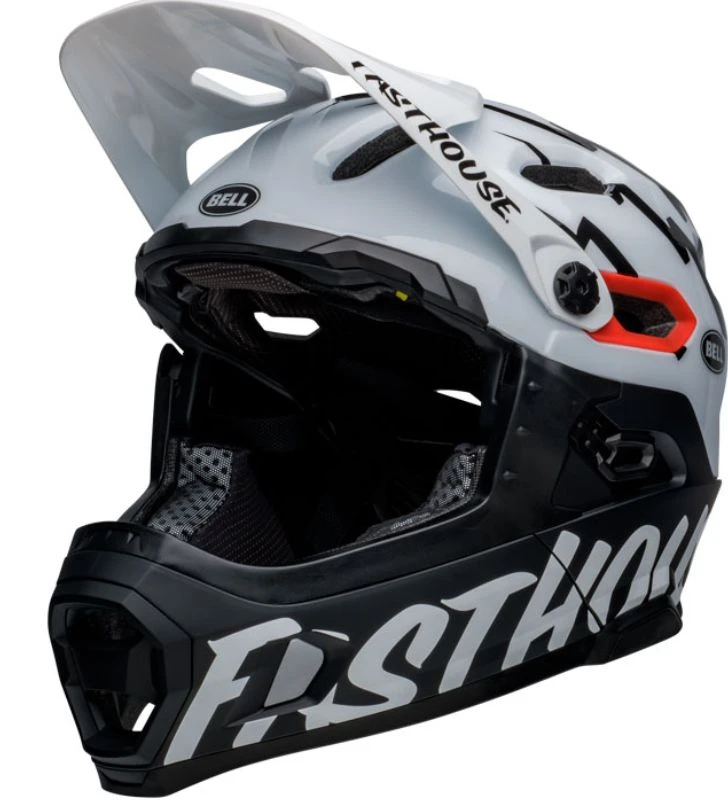 BELL Capacete Super DH Spherical preto / branco fasthouse