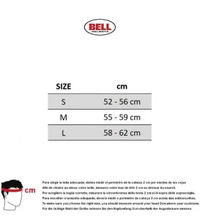 BELL Casco Super Air R Spherical gris / rojo