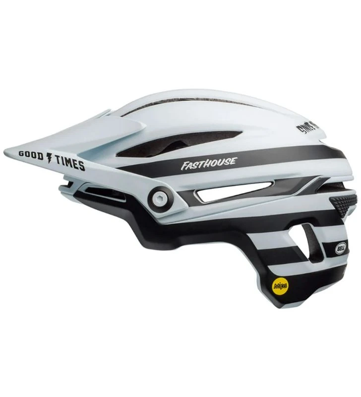 BELL Capacete Sixer MIPS  branco / preto fasthouse