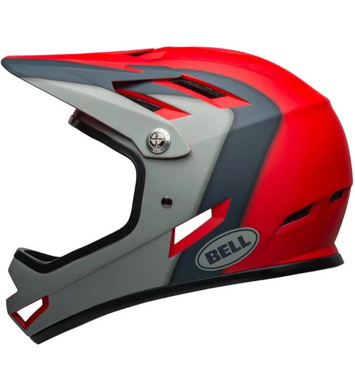 BELL Capacete Sanction cinza / vermelho