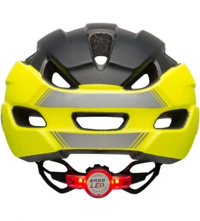 BELL Capacete Trace Led amarelo fluor fosco / preto