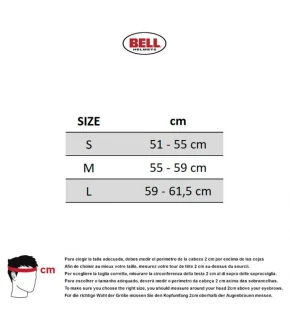 BELL Casco Local blanco mate / rojo / negro