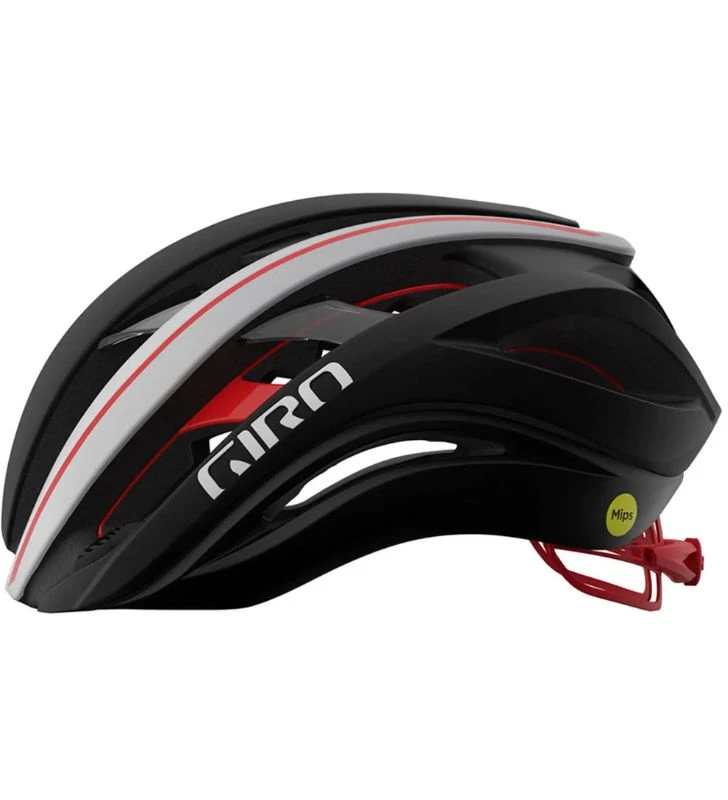 GIRO Capacete Aether Spherical preto / branco / vermelho