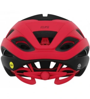 GIRO Capacete Eclipse Spherical preto fosco / vermelho