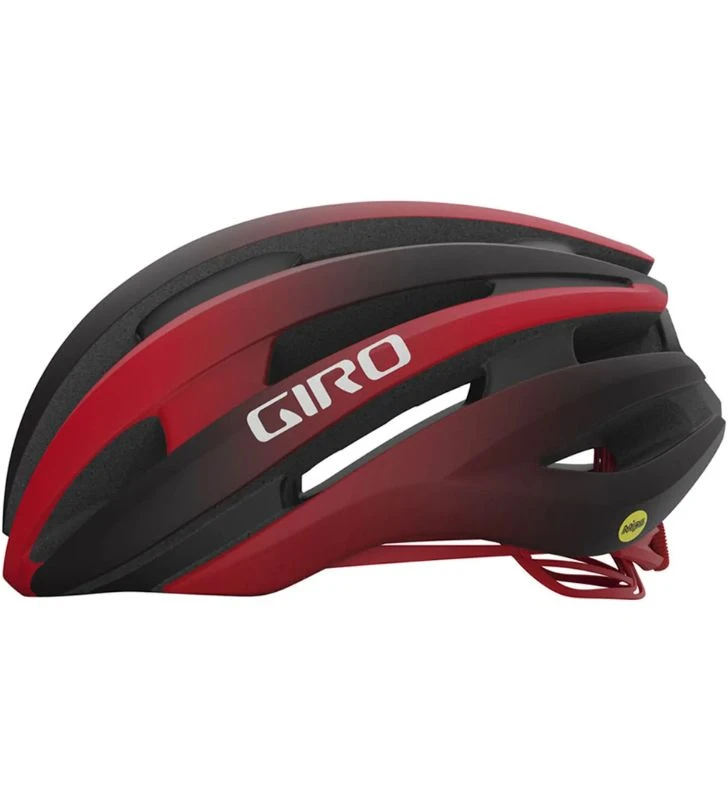 GIRO Capacete Synthe II MIPS preto fosco / vermelho