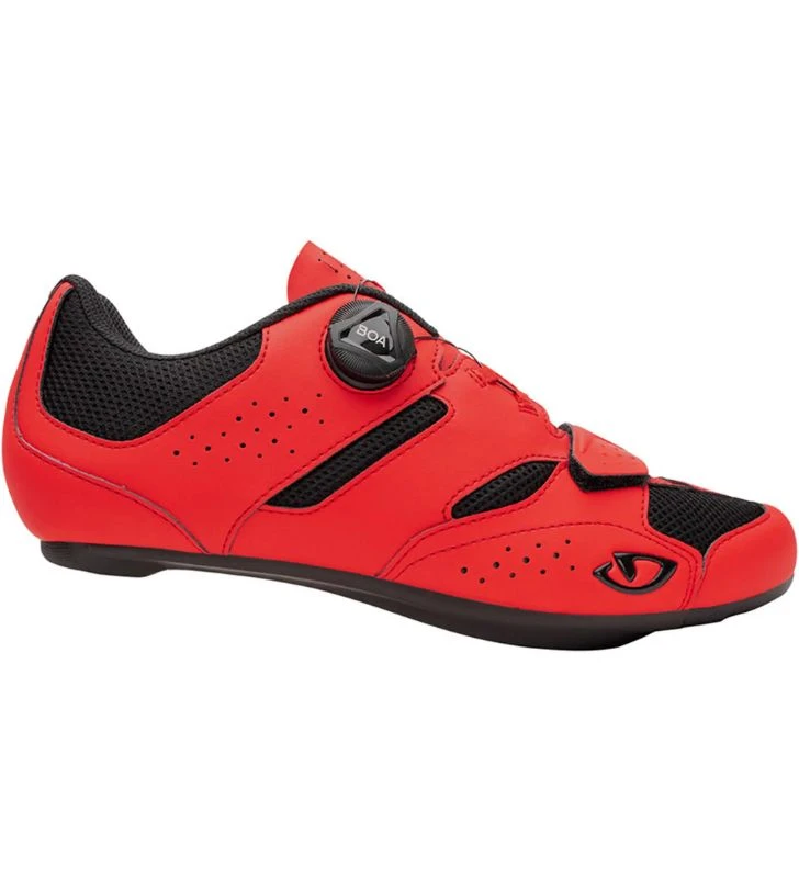 GIRO Sapatos Estrada Savix II vermelho brilho / preto