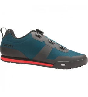 GIRO Zapatillas MTB Tracker azul grisáceo / rojo