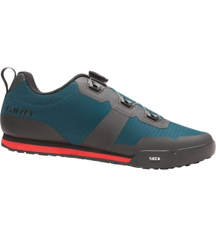 GIRO Sapatos MTB Tracker azul grisáceo /  vermelho