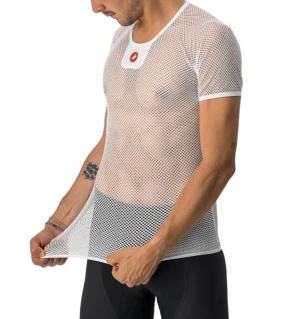 CASTELLI Camiseta Interior Manga Corta Core Mesh 3 blanco