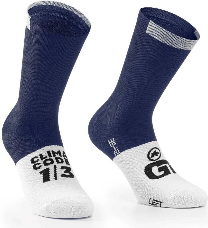 ASSOS Meias GT Socks C2 Genesi Blue