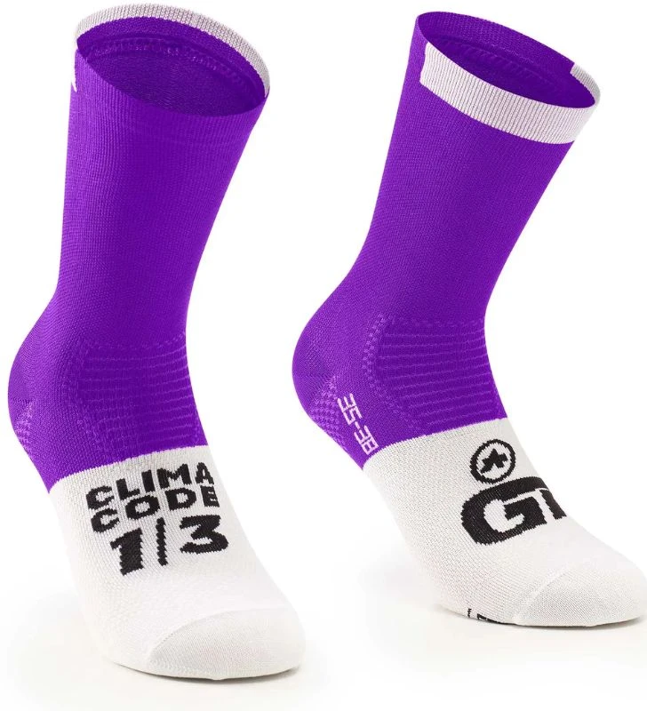 ASSOS Meias GT Socks C2 Ultra Violet