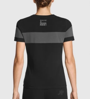 ASSOS Camiseta Manga Corta Mujer Signature EVO Black