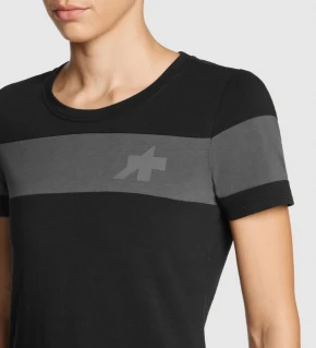 ASSOS Camiseta Manga Corta Mujer Signature EVO Black