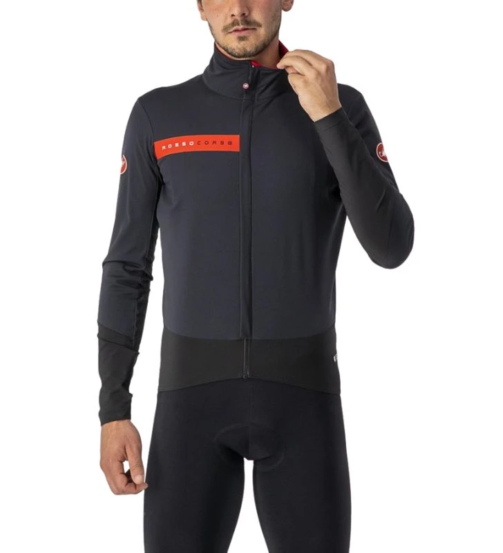 CASTELLI Chaqueta Beta Ros negro claro / rojo