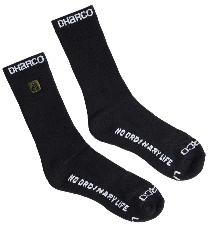 DHARCO Calcetines Crew negro