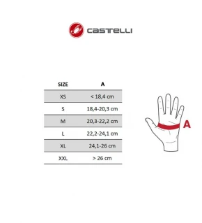 CASTELLI Luvas Superleggera Summer preto