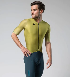 GOBIK Maillot Manga Corta Hombre Attitude 2.0 Split Green