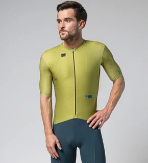 GOBIK Maillot Manga Corta Hombre Magnitude Split Green