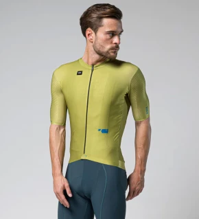 GOBIK Maillot Manga Corta Hombre Magnitude Split Green