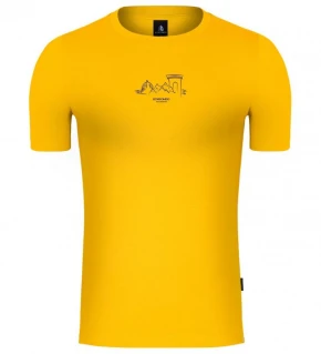 ETXEONDO Camiseta Manga Corta Tour Unisex amarillo
